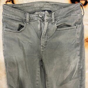 American Eagle olive green jeggings